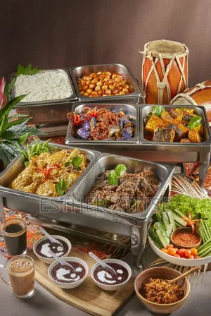 Wedding Reception Buffet Setup