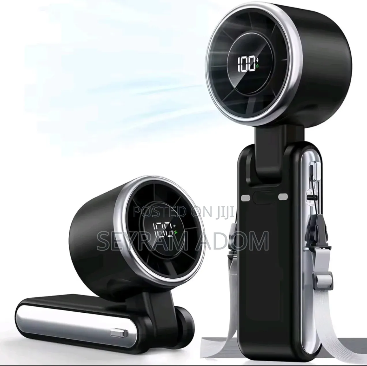 Portable Handheld Fan, With 5-Speed