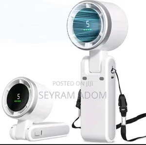 Portable Handheld Fan, With 5-Speed