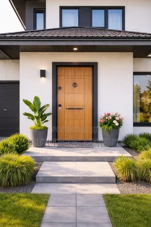 Executive Entrance Single Heavy Turkish Security Door+Accessories