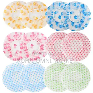 4pcs Reusable Shower Caps