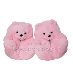 Bear Fluffy Slides for Indoor