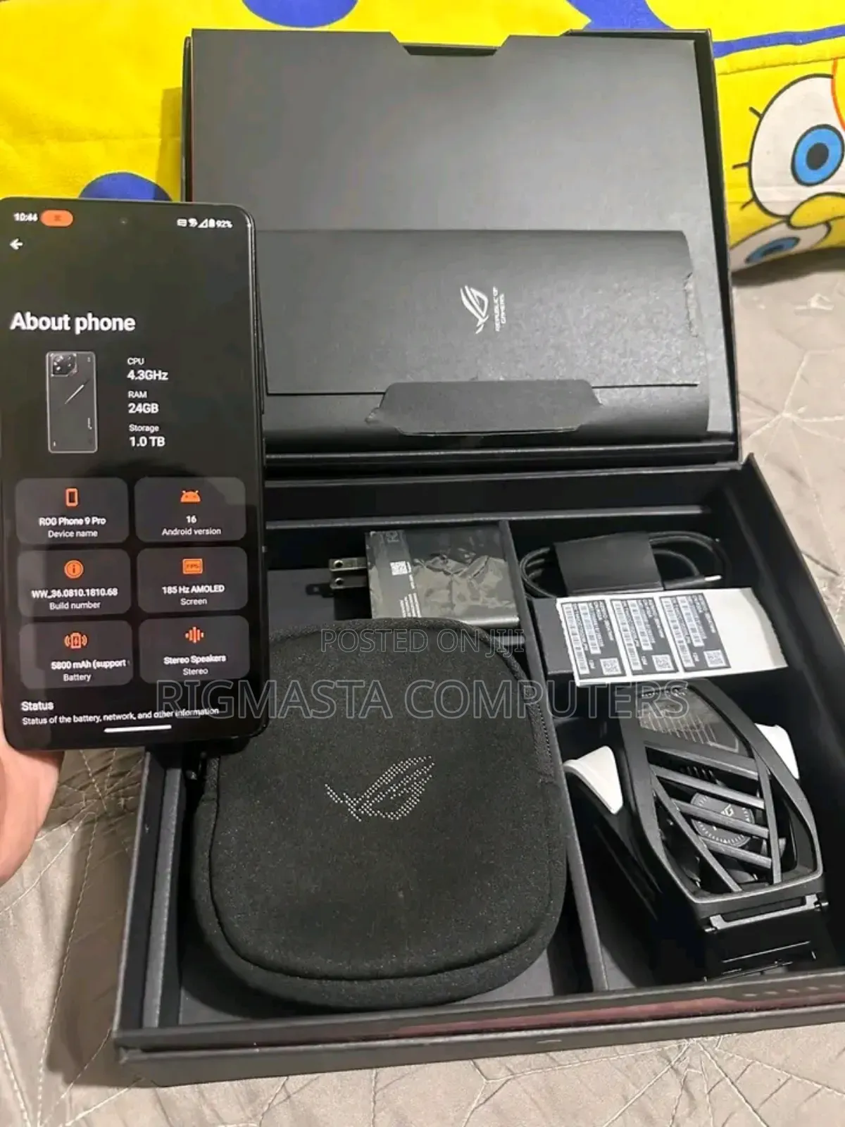 New Asus ROG Phone 9 Pro 1 TB Black