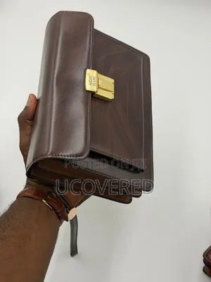 Mont Blanc Leather Clutch Bag