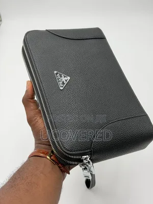 Prada Leather Clutch Bag
