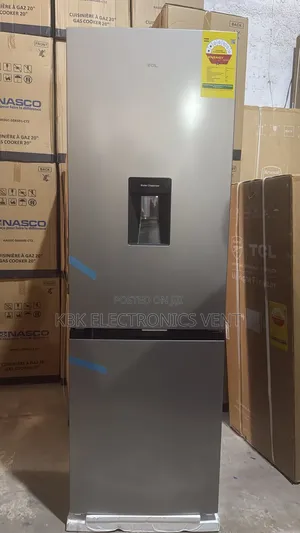 TCL 310liter Double Door Fridge Water Dispenser