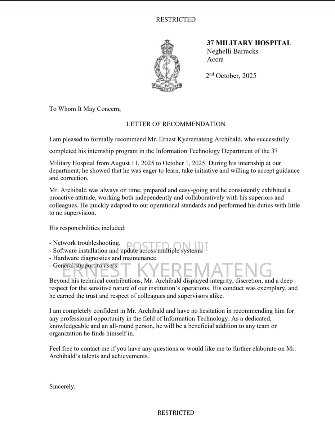 Research Survey CV