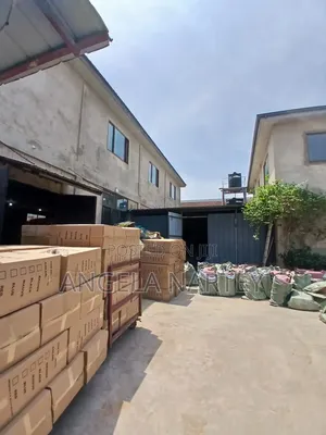 400 Sq Meter Warehouse With 4 Bedroom House For Sale At Spintex