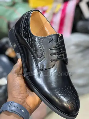 High Quality Men’S Affordable Black Leather Shoes