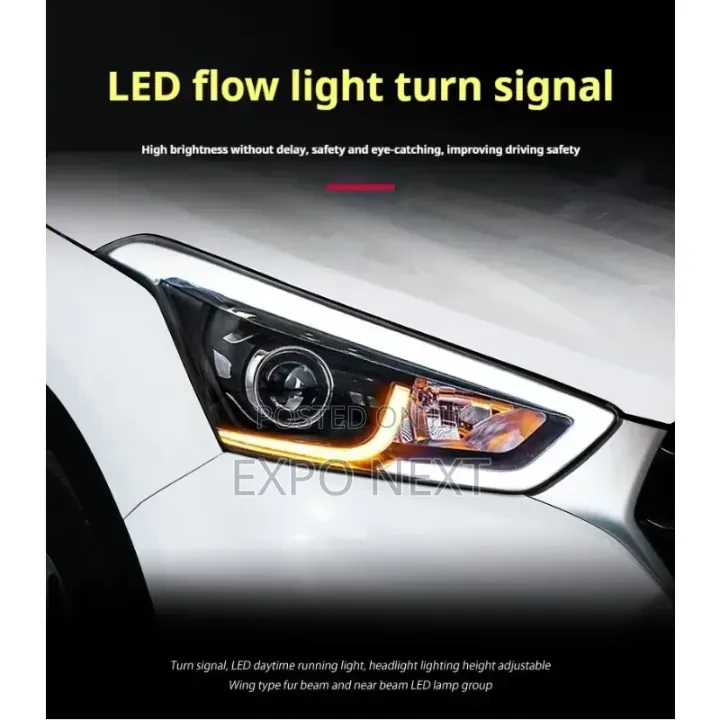 Hyundai Ix25 Creta 2015-2019 Led Head Lights