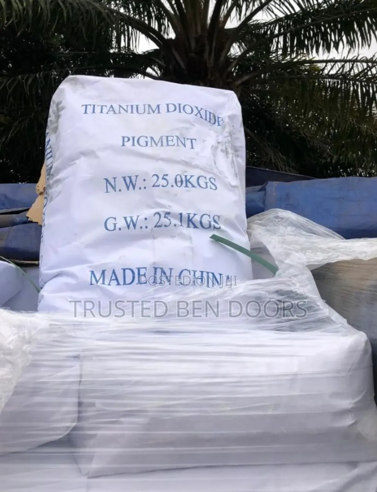 White Iron Oxide Pigment Colour (Titanium Dioxide Pigment)