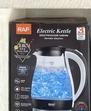 Electric Raf 2.0l Glass Kettle
