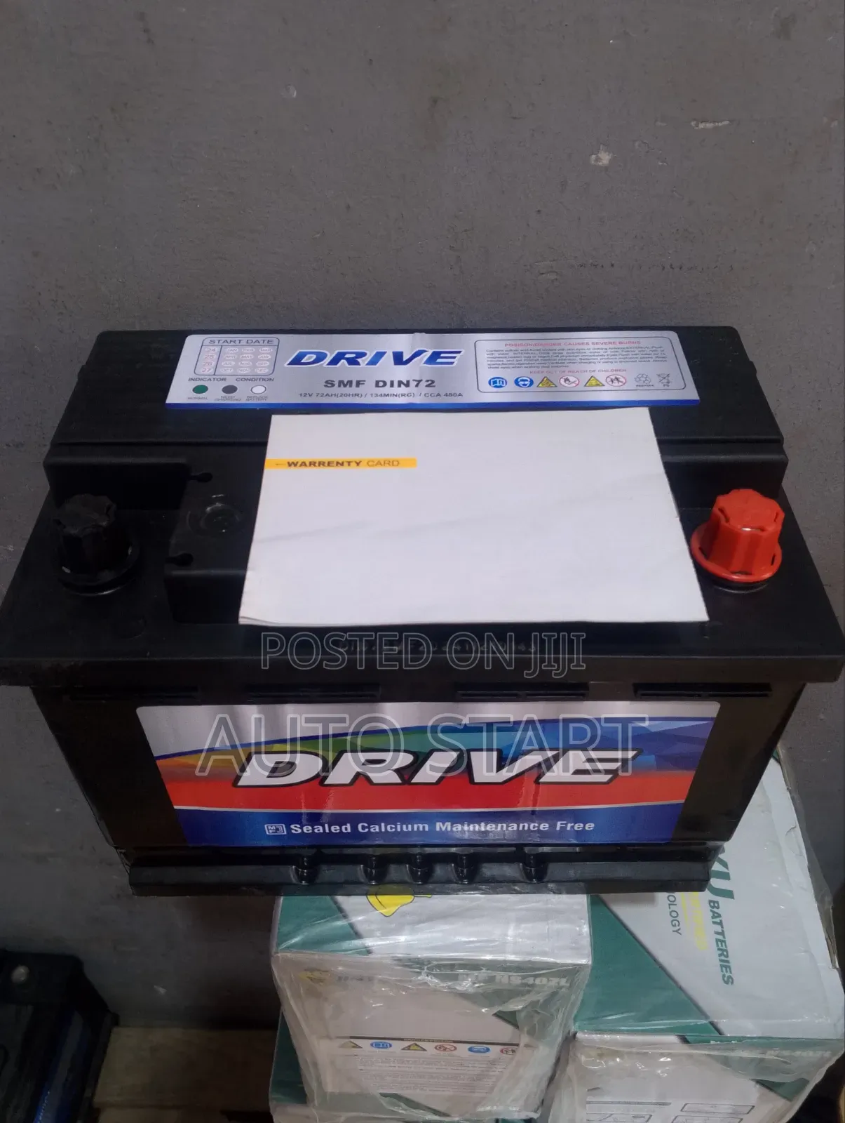 Car Battery 72ah/Drive+Free Delivery Within Accra