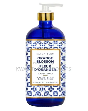Savon Bleu Hand Soap Collection In Glass Bottles - 4 Pack