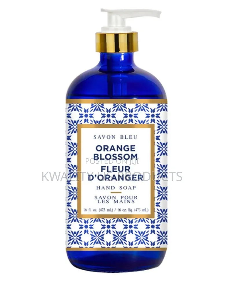 Savon Bleu Hand Soap Collection In Glass Bottles - 4 Pack