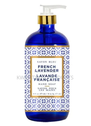 Savon Bleu Hand Soap Collection In Glass Bottles - 4 Pack
