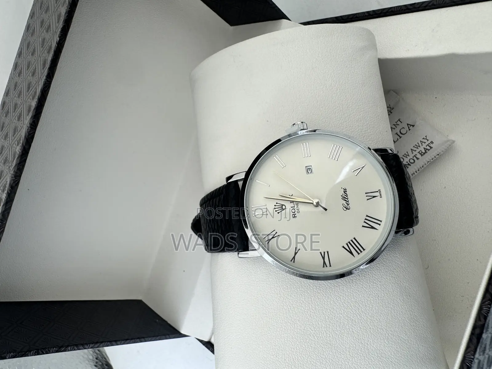 Rolex Cellini Leather Strap Watch – Clean Affordable