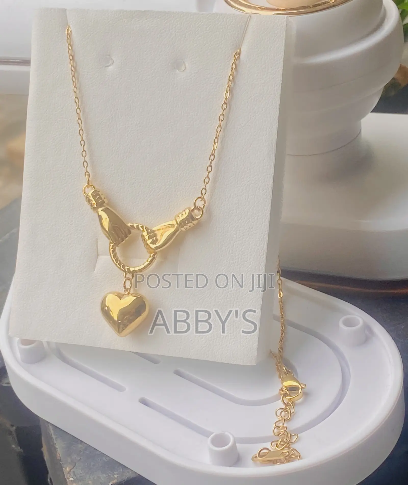 The Heart in Hands Love Necklace