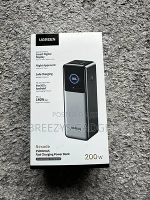 Ugreen Nexode Power Bank 25000mah 200w With Smart Digital Display