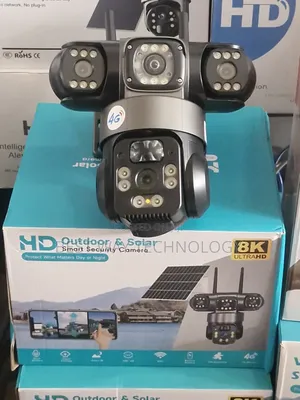 PTZ Solar Camera 4g 3lens V380