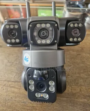 PTZ Solar Camera 4g 3lens V380
