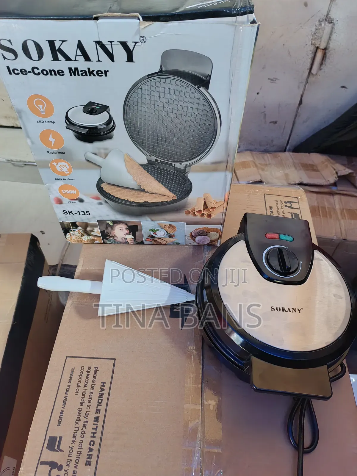 Sokany Ice-Cone Maker / Waffle Cone Maker