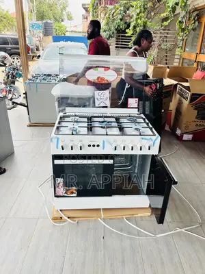 Get Premium Mediatech 5 Gas Burner With Oven Grill(White).