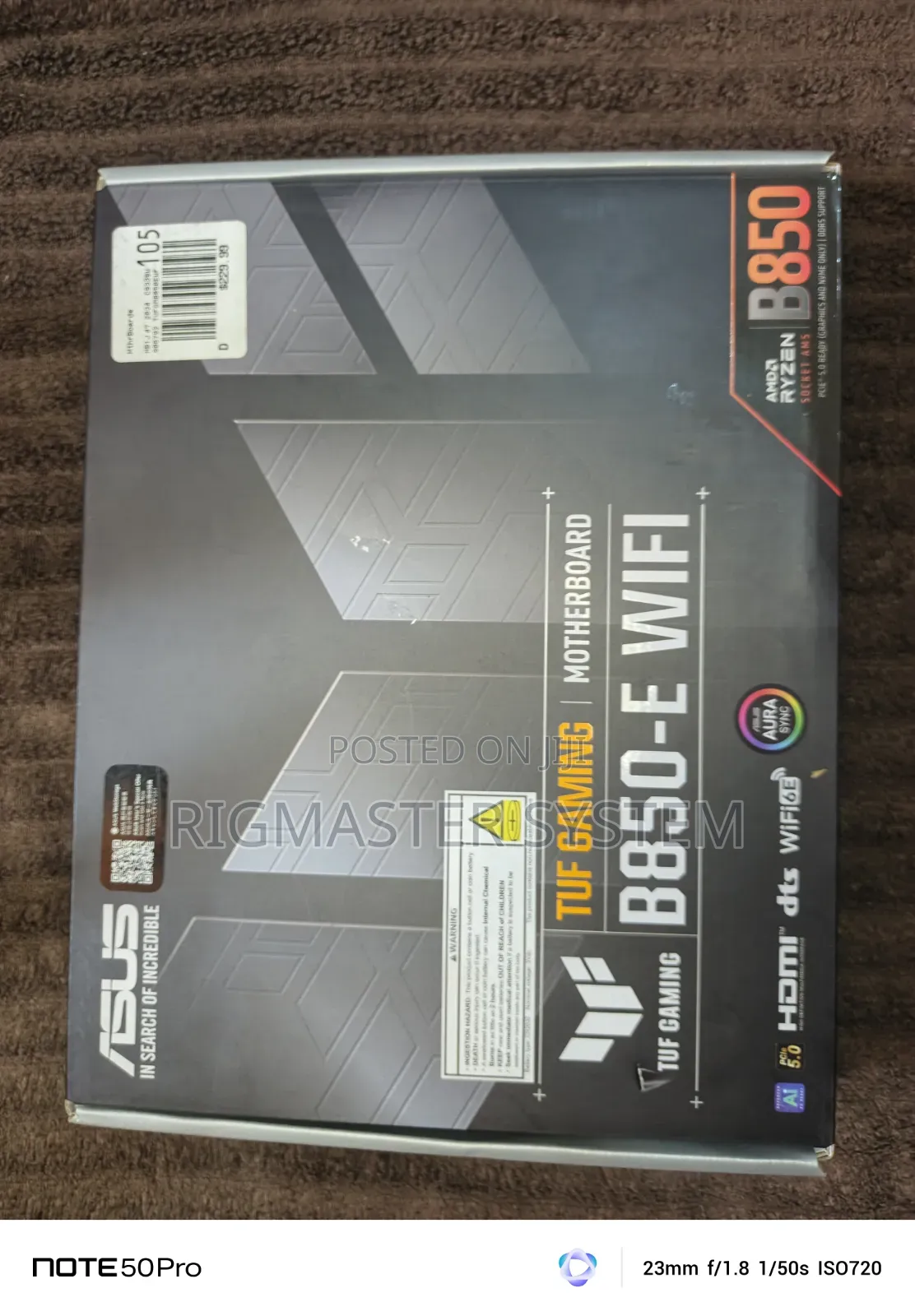 7800x3d / Asus Tuf Motherboard Combo