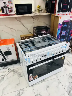 Latest and Affordable Mediatech 5 Gas Burner With Grill(White)