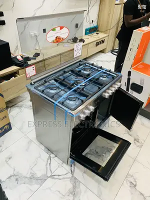 Sliver Gas Cooker 5burner Midea Tech 60/90