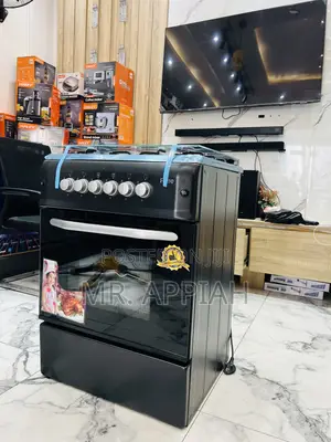 Order Quality Ferre 60x60 4 Gas With Oven Grill(Black) 