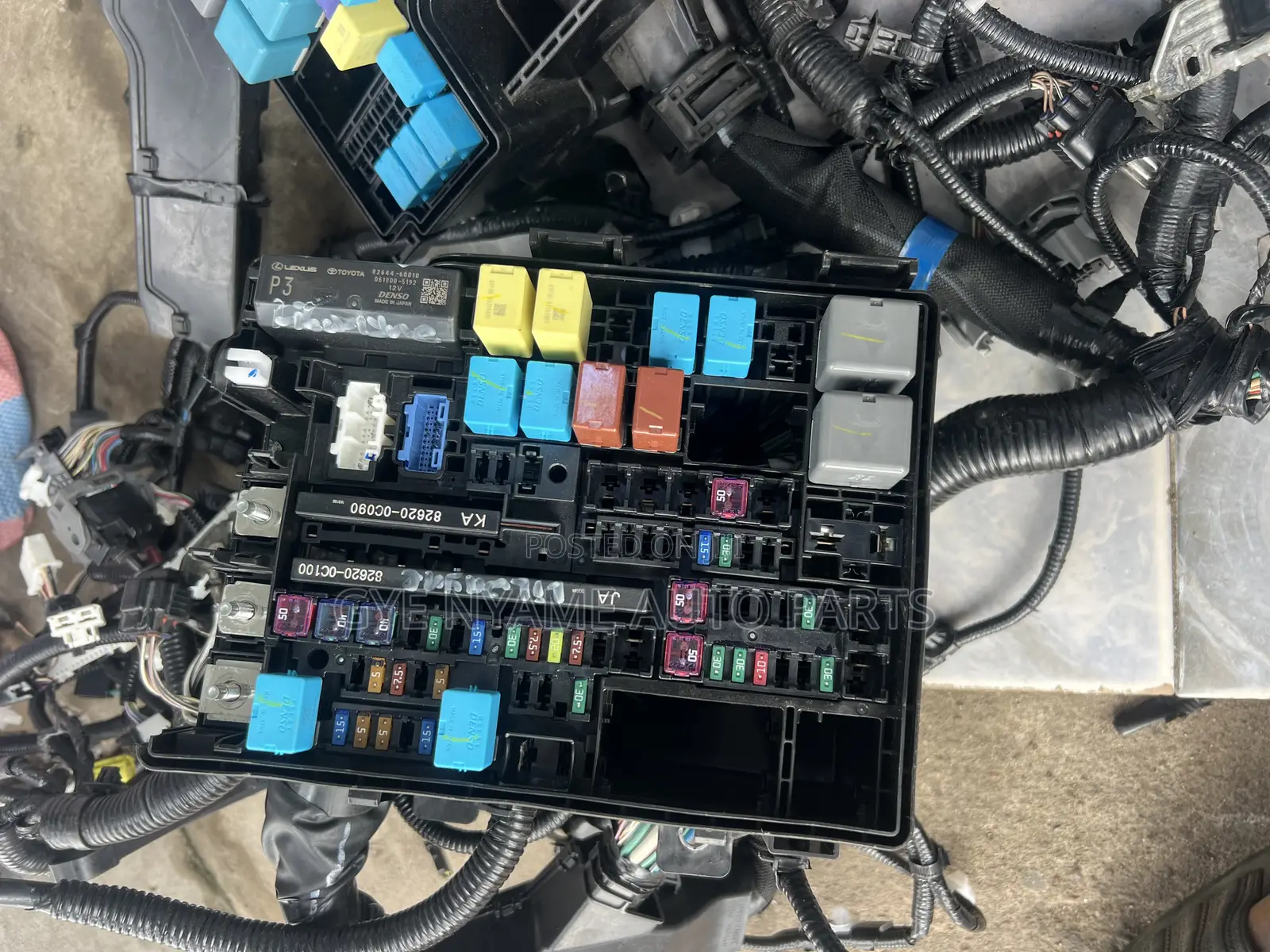 Tundra 2024 Engine Fuse Box Complete Wires