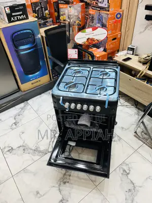 Order Reliable Ferre 60x60cm 4 Gas Burner With Oven(Black) 
