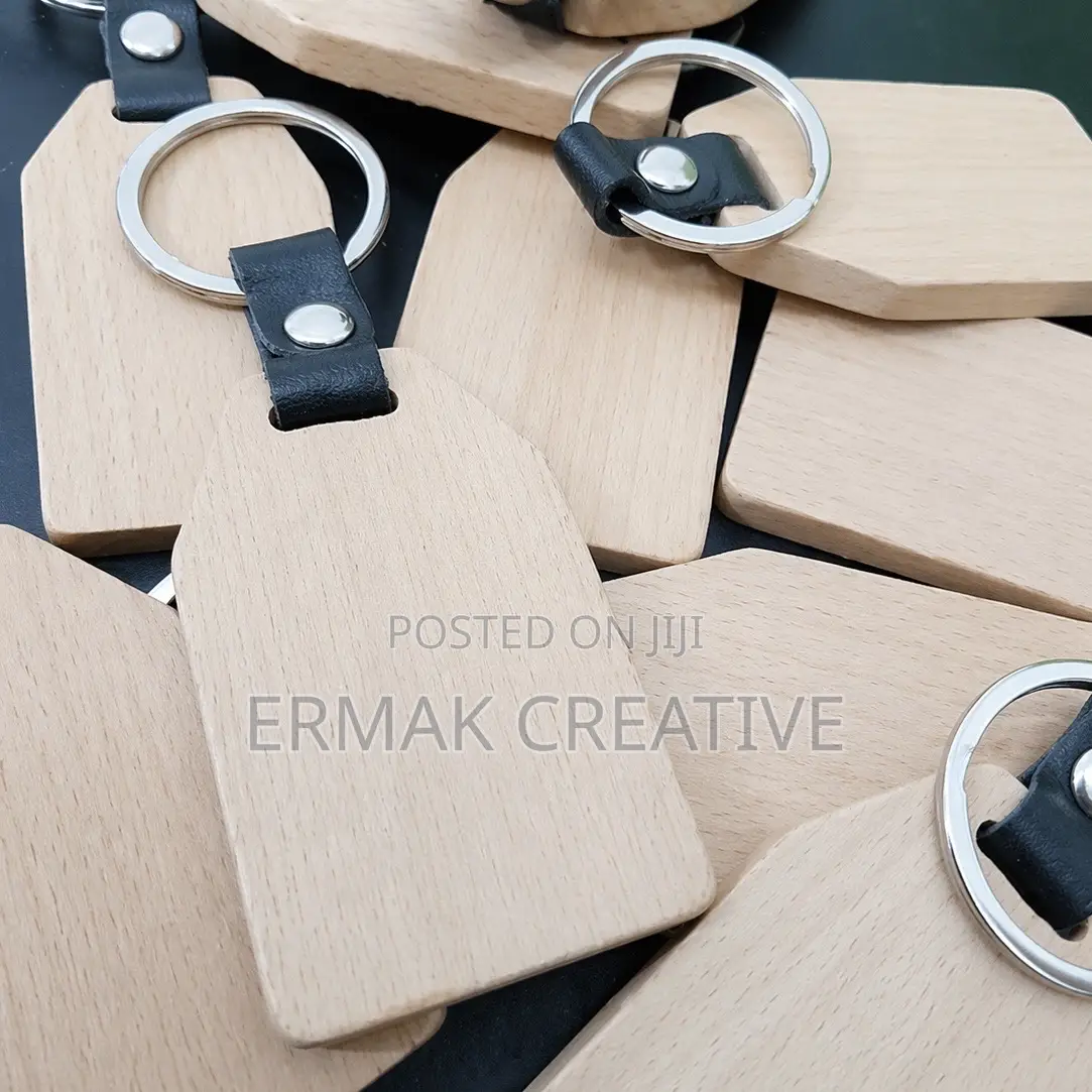 Engraved Wooden Keyring