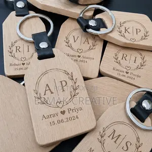 Engraved Wooden Keyring