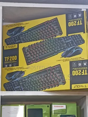 T-Wolf Tf200 RGB Gaming Keyboard –Led Lights, Brand New