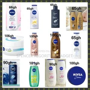 Nivea Shower Gels And Body Lotions