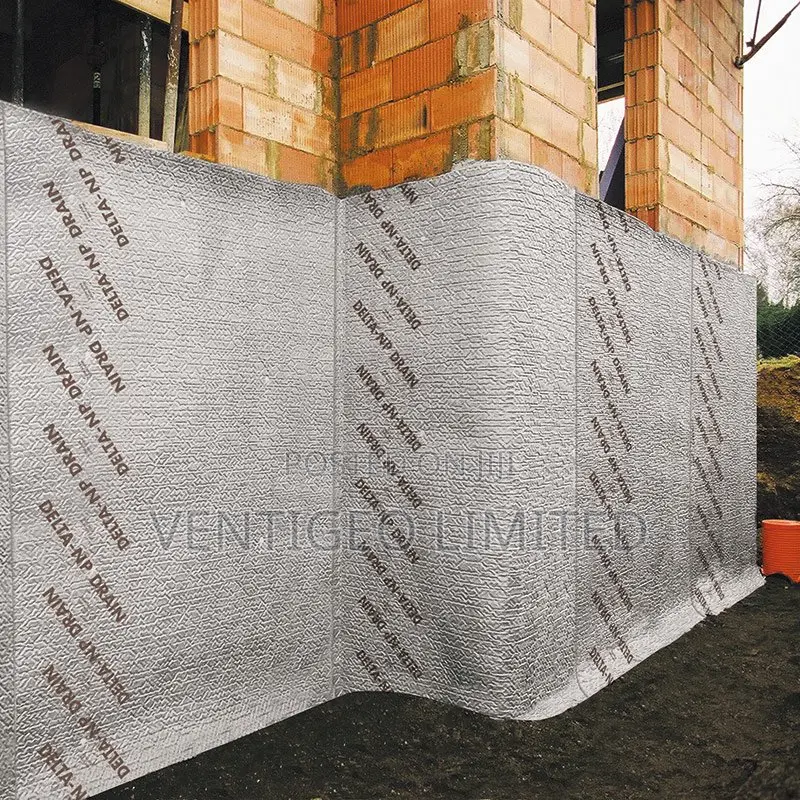 Waterproof Dimpled Membrane, Delta - Np Drain With Geotextile
