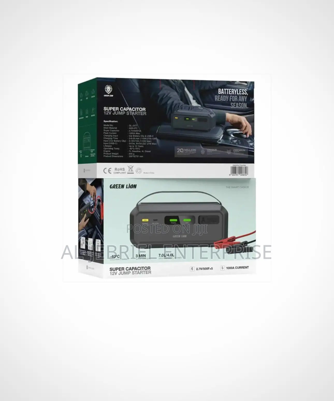 Green Lion 1000a Jump Starter