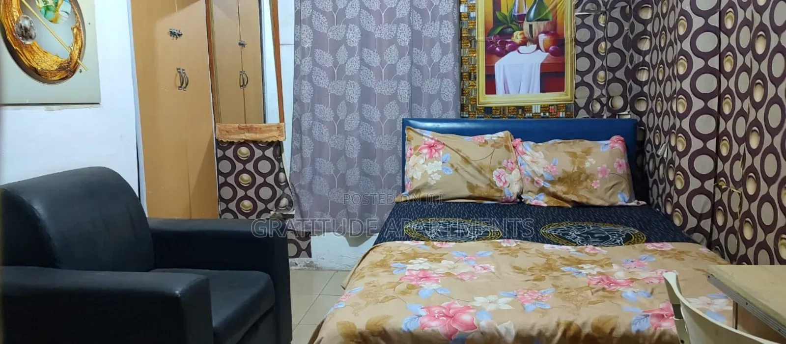 Gratitude:2bdrm Classic Golden Family Suite: Ghc700Per Day -4 Guests