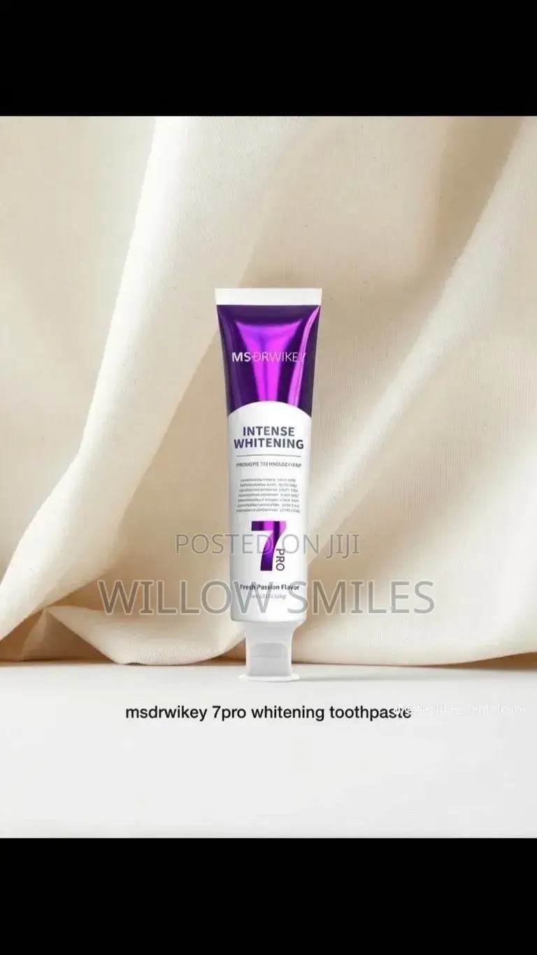 Msdrwikey 7pro Intense Whitening Toothpaste + Tongue Scraper + Brush