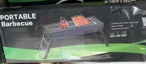 Portable Easy-to-clean Charcoal Barbecue Stand