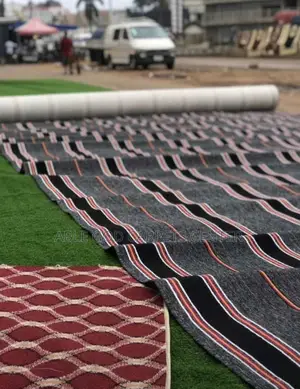 Quality Strips Gray Carpets