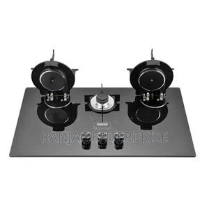 Premium 3-Burner Gas Stove With Digital Timer Auto Ignition