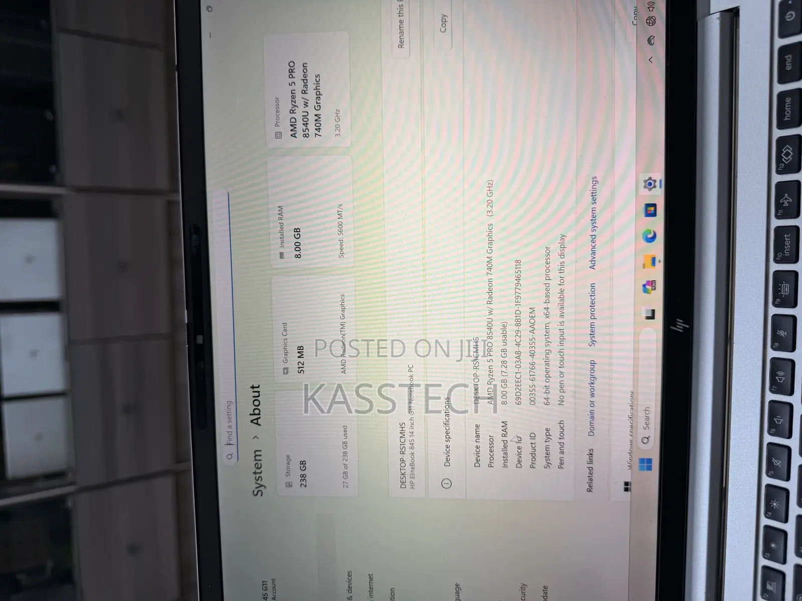 Laptop HP EliteBook 645 G9 8GB AMD Ryzen 5 SSD 256GB