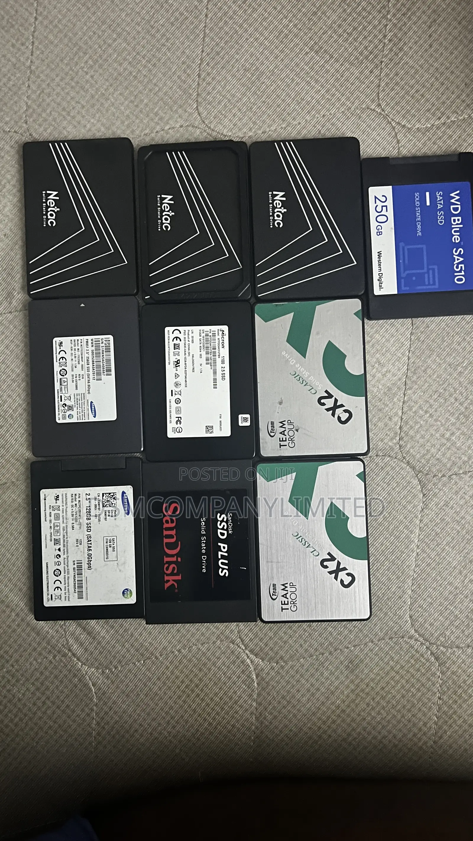 Sata SSD 250gig, 500gig , 1tb