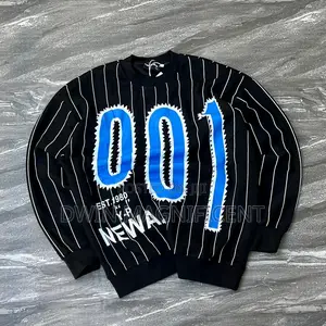 Black Les Deux Pinstripe Sweater