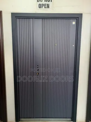 Gray One And Half Security Door With Accessories