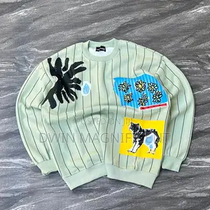 Graphic Patch Sweater
