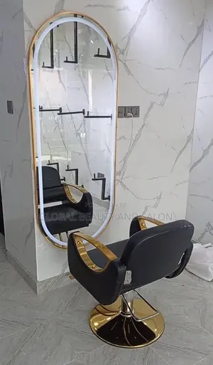 Gold Led Mirror